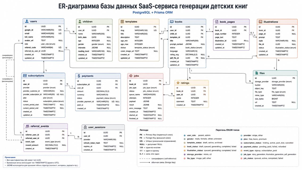 ER диаграмма